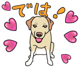 JULIA the Labrador Retriever sticker #14634865