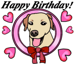 JULIA the Labrador Retriever sticker #14634866