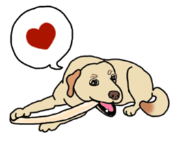 JULIA the Labrador Retriever sticker #14634871