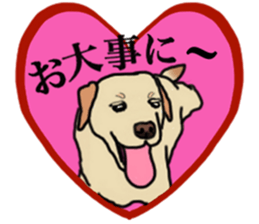 JULIA the Labrador Retriever sticker #14634872