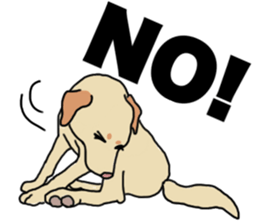 JULIA the Labrador Retriever sticker #14634875