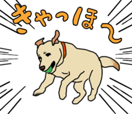 JULIA the Labrador Retriever sticker #14634876