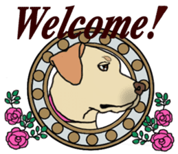 JULIA the Labrador Retriever sticker #14634880