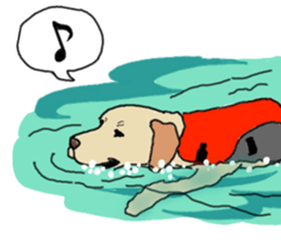 JULIA the Labrador Retriever sticker #14634884