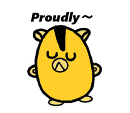 Maron (Hamster) 's daily life (English) sticker #14634990