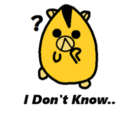 Maron (Hamster) 's daily life (English) sticker #14634991