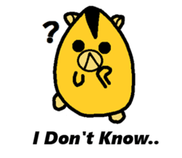 Maron (Hamster) 's daily life (English) sticker #14634991