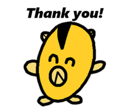 Maron (Hamster) 's daily life (English) sticker #14634992