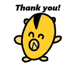 Maron (Hamster) 's daily life (English) sticker #14634992