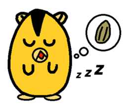Maron (Hamster) 's daily life (English) sticker #14634994