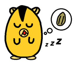 Maron (Hamster) 's daily life (English) sticker #14634994