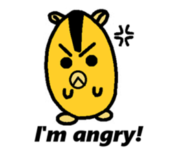 Maron (Hamster) 's daily life (English) sticker #14634995