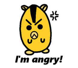 Maron (Hamster) 's daily life (English) sticker #14634995