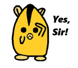 Maron (Hamster) 's daily life (English) sticker #14634996