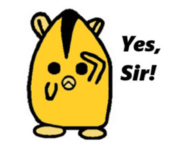 Maron (Hamster) 's daily life (English) sticker #14634996