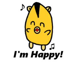 Maron (Hamster) 's daily life (English) sticker #14634997