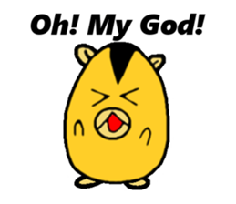 Maron (Hamster) 's daily life (English) sticker #14634998