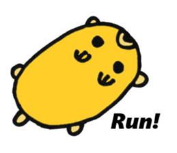 Maron (Hamster) 's daily life (English) sticker #14634999