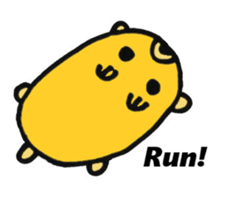 Maron (Hamster) 's daily life (English) sticker #14634999