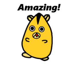 Maron (Hamster) 's daily life (English) sticker #14635001