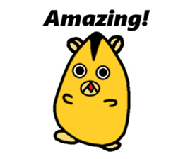 Maron (Hamster) 's daily life (English) sticker #14635001