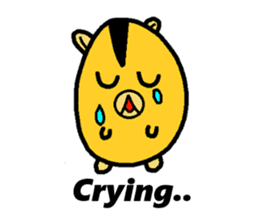 Maron (Hamster) 's daily life (English) sticker #14635003