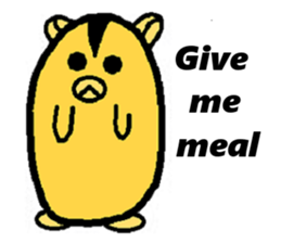 Maron (Hamster) 's daily life (English) sticker #14635004