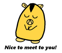 Maron (Hamster) 's daily life (English) sticker #14635005