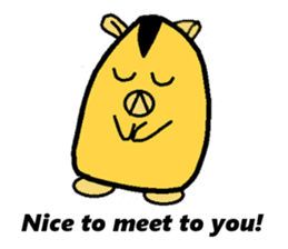 Maron (Hamster) 's daily life (English) sticker #14635005