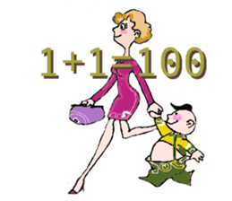 Funny Mama sticker #14635128