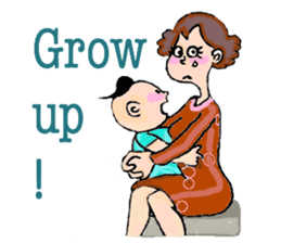 Funny Mama sticker #14635140