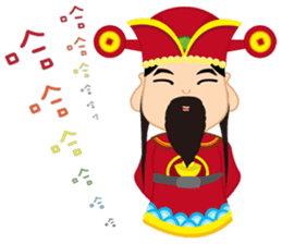 Fortune Fortune God sticker #14635339