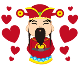 Fortune Fortune God sticker #14635344