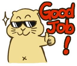 Groundhog:fat-Po part two sticker #14635390