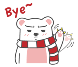Bear and Scart sticker #14635663