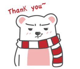 Bear and Scart sticker #14635664
