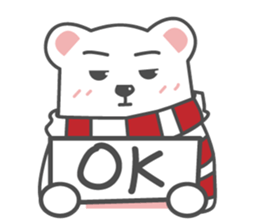 Bear and Scart sticker #14635665
