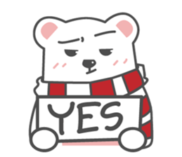 Bear and Scart sticker #14635666