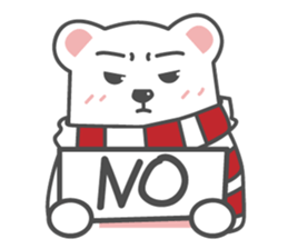 Bear and Scart sticker #14635667