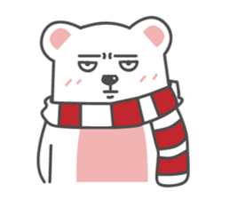 Bear and Scart sticker #14635669