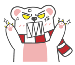 Bear and Scart sticker #14635674