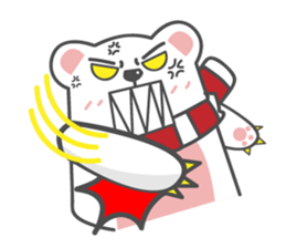 Bear and Scart sticker #14635675