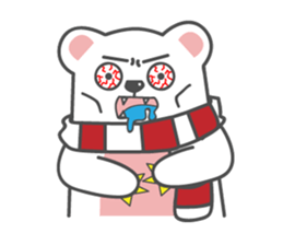 Bear and Scart sticker #14635676