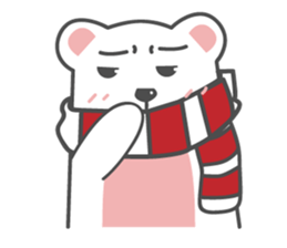 Bear and Scart sticker #14635677