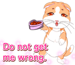 Lovely Cat Valentine English sticker #14636135