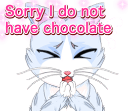 Lovely Cat Valentine English sticker #14636140