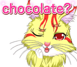 Lovely Cat Valentine English sticker #14636141