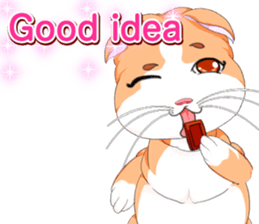 Lovely Cat Valentine English sticker #14636143