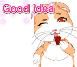 Lovely Cat Valentine English sticker #14636143