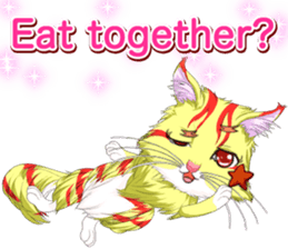 Lovely Cat Valentine English sticker #14636145